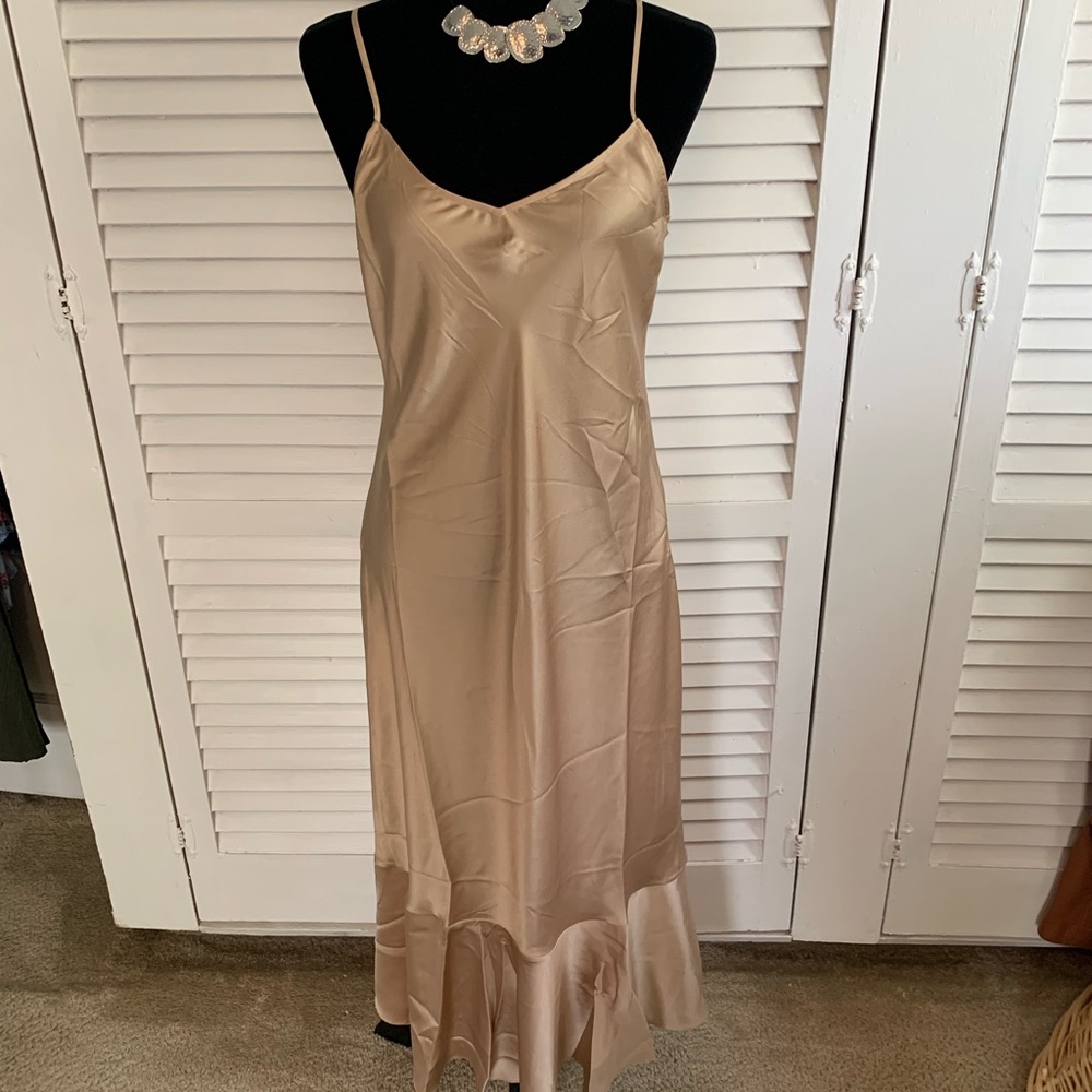 New with tags and bag latterlie gold cocktail dress